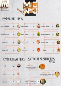 sushi boxes